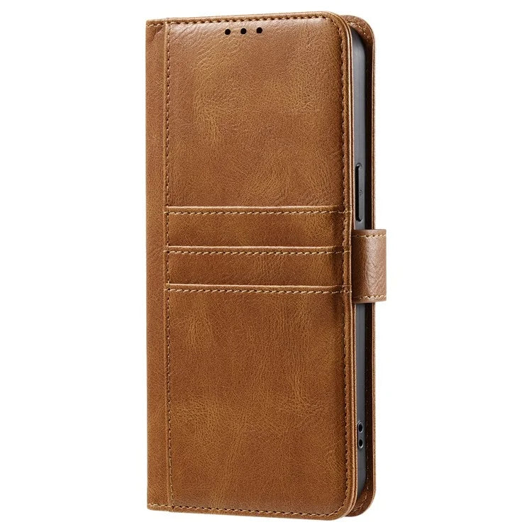 013 Style For Motorola Moto E14 4G / G04 4G / G04s 4G / G24 4G Case PU Leather Phone Cover with 6 Card Slots