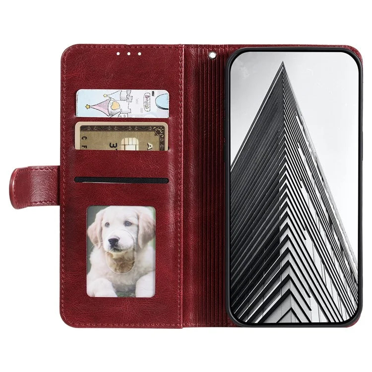 013 Style For Motorola Moto E14 4G / G04 4G / G04s 4G / G24 4G Case PU Leather Phone Cover with 6 Card Slots