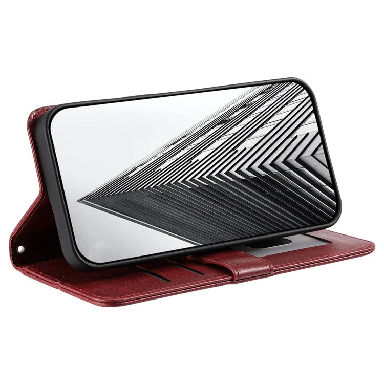 013 Style For Motorola Moto E14 4G / G04 4G / G04s 4G / G24 4G Case PU Leather Phone Cover with 6 Card Slots