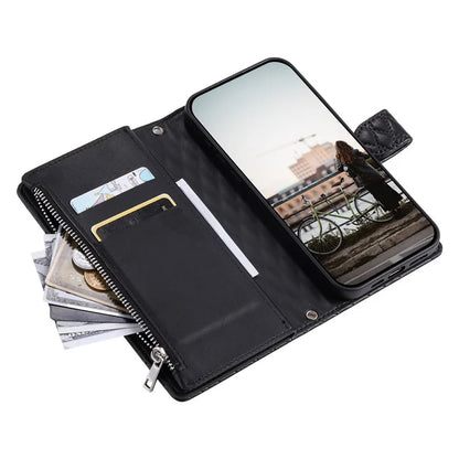 Style 013 for Motorola Moto G85 5G / S50 Neo 5G Case Rhombus Leather Zipper Phone Cover