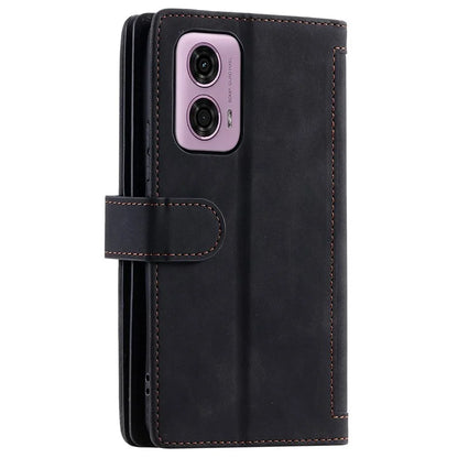 For Motorola Moto G85 5G / S50 Neo 5G Case Zipper Leather Phone Cover with 9 Card Slots