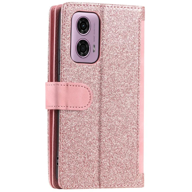 For Motorola Moto G85 5G / S50 Neo 5G Case Zipper Leather Phone Cover with 9 Card Slots