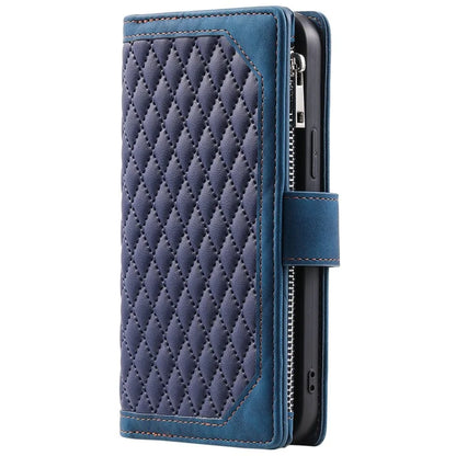Style 005 For Motorola Moto G85 5G / S50 Neo 5G Case Rhombus PU Leather Zipper Phone Cover