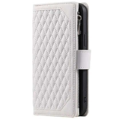 Style 005 For Motorola Moto G85 5G / S50 Neo 5G Case Rhombus PU Leather Zipper Phone Cover