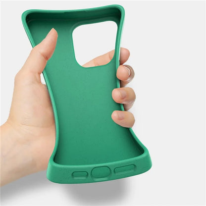 For iPhone 16 Pro Case Wheat Straw TPU Biodegradable Plant Phone Cover