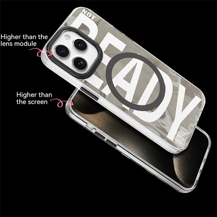 TGVI's For iPhone 15 Pro Max Case Compatible with MagSafe Pattern IML Matte Phone Cover