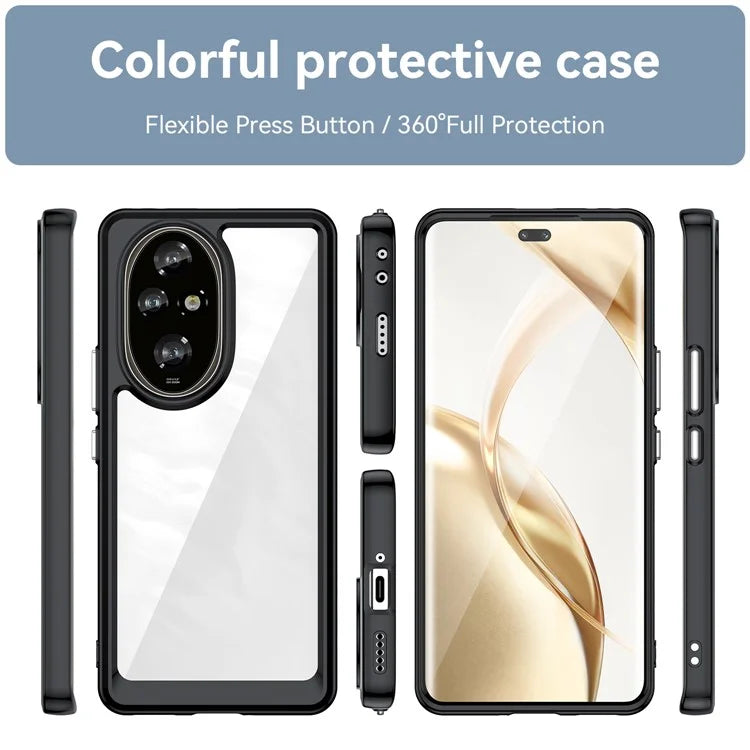 For Honor 200 Pro 5G Case TPU +Acrylic Protective Phone Cover