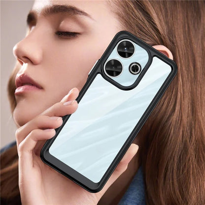 For Xiaomi Redmi 13 5G / 13 4G / Note 13R 5G / Poco M6 4G Case TPU+Acrylic Anti-Drop Phone Cover