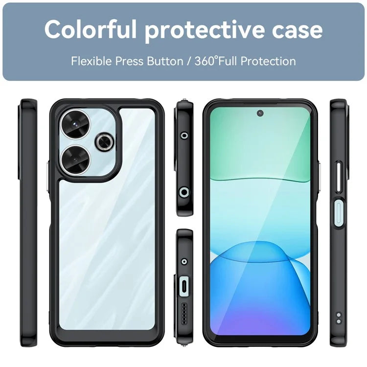 For Xiaomi Redmi 13 5G / 13 4G / Note 13R 5G / Poco M6 4G Case TPU+Acrylic Anti-Drop Phone Cover