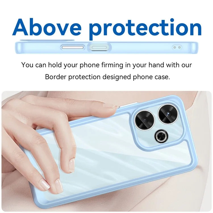 For Xiaomi Redmi 13 5G / 13 4G / Note 13R 5G / Poco M6 4G Case TPU+Acrylic Anti-Drop Phone Cover