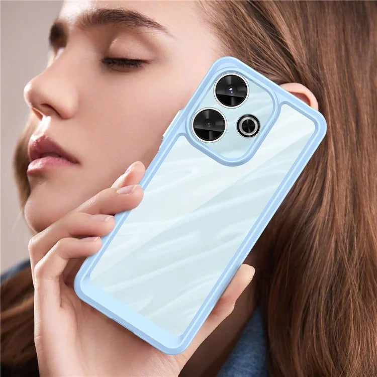 For Xiaomi Redmi 13 5G / 13 4G / Note 13R 5G / Poco M6 4G Case TPU+Acrylic Anti-Drop Phone Cover