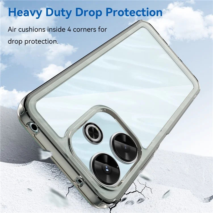 For Xiaomi Redmi 13 5G / 13 4G / Note 13R 5G / Poco M6 4G Case TPU+Acrylic Anti-Drop Phone Cover