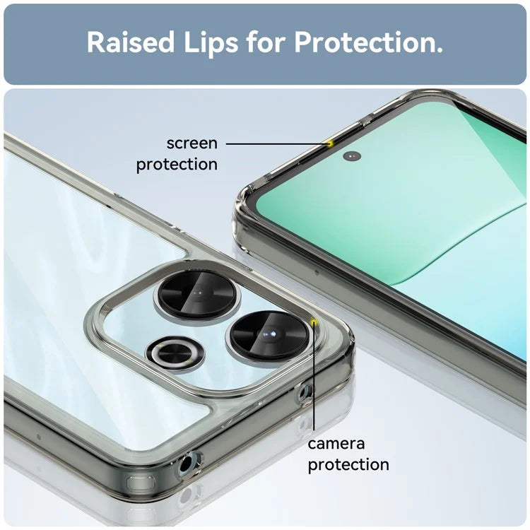 For Xiaomi Redmi 13 5G / 13 4G / Note 13R 5G / Poco M6 4G Case TPU+Acrylic Anti-Drop Phone Cover