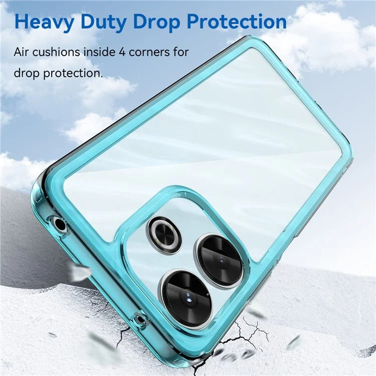 For Xiaomi Redmi 13 5G / 13 4G / Note 13R 5G / Poco M6 4G Case TPU+Acrylic Anti-Drop Phone Cover