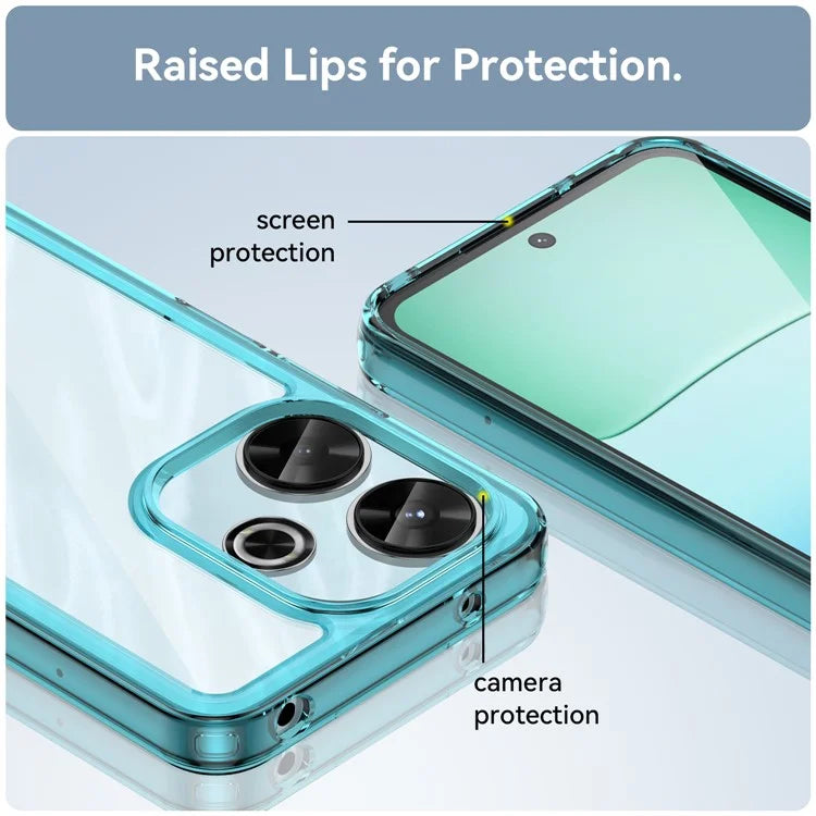 For Xiaomi Redmi 13 5G / 13 4G / Note 13R 5G / Poco M6 4G Case TPU+Acrylic Anti-Drop Phone Cover