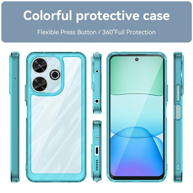 For Xiaomi Redmi 13 5G / 13 4G / Note 13R 5G / Poco M6 4G Case TPU+Acrylic Anti-Drop Phone Cover