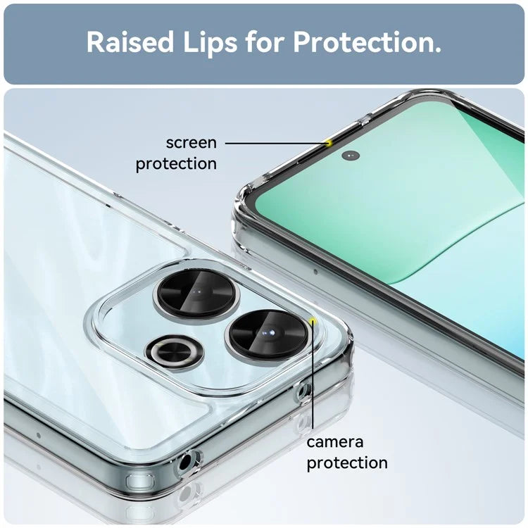 For Xiaomi Redmi 13 5G / 13 4G / Note 13R 5G / Poco M6 4G Case TPU+Acrylic Anti-Drop Phone Cover