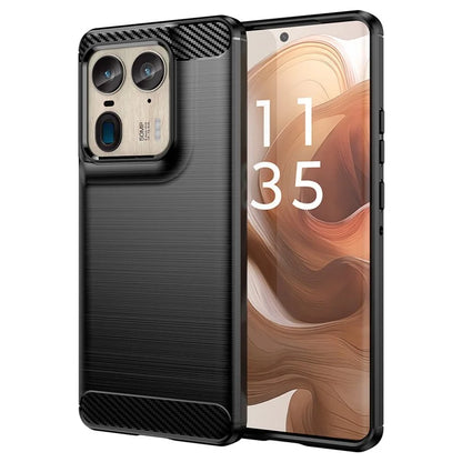 For Motorola Edge 50 Ultra 5G / Moto X50 Ultra 5G Case TPU Phone Cover Carbon Fiber Texture