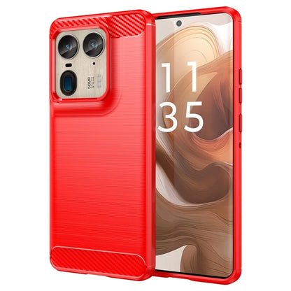 For Motorola Edge 50 Ultra 5G / Moto X50 Ultra 5G Case TPU Phone Cover Carbon Fiber Texture