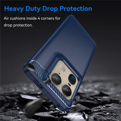For Motorola Edge 50 Ultra 5G / Moto X50 Ultra 5G Case TPU Phone Cover Carbon Fiber Texture