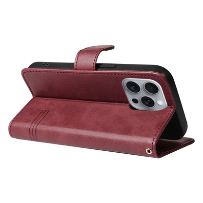 For iPhone 16 Pro Max Case Magnetic Clasp Leather Phone Cover
