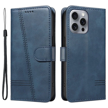 For iPhone 16 Pro Max Case Magnetic Clasp Leather Phone Cover