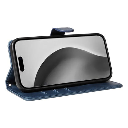 For iPhone 16 Pro Max Case Magnetic Clasp Leather Phone Cover