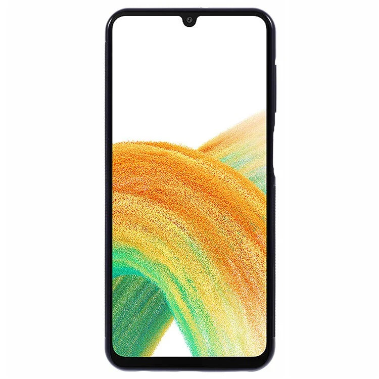 For Samsung Galaxy A33 5G Case Kickstand TPU+PU Phone Cover with Card Holder