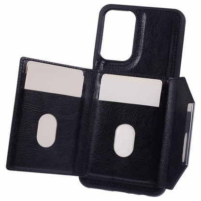 For Samsung Galaxy A33 5G Case Kickstand TPU+PU Phone Cover with Card Holder