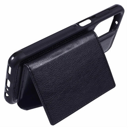 For Samsung Galaxy A33 5G Case Kickstand TPU+PU Phone Cover with Card Holder