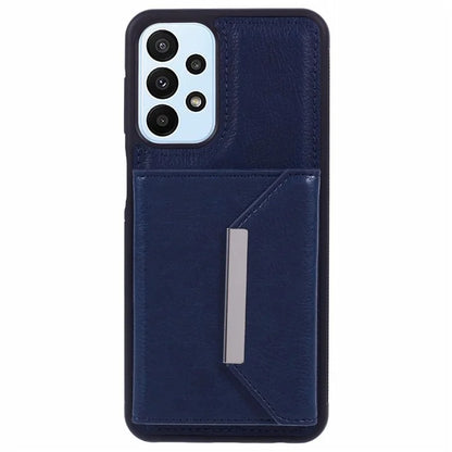 For Samsung Galaxy A33 5G Case Kickstand TPU+PU Phone Cover with Card Holder