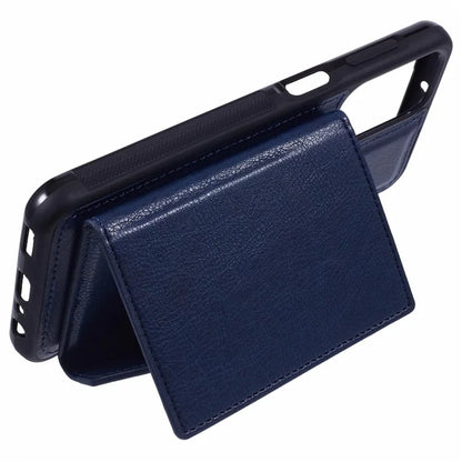 For Samsung Galaxy A33 5G Case Kickstand TPU+PU Phone Cover with Card Holder