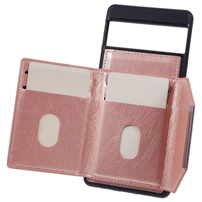 For Google Pixel 7 5G Case Shockproof Kickstand Phone Cover with Card Bag
