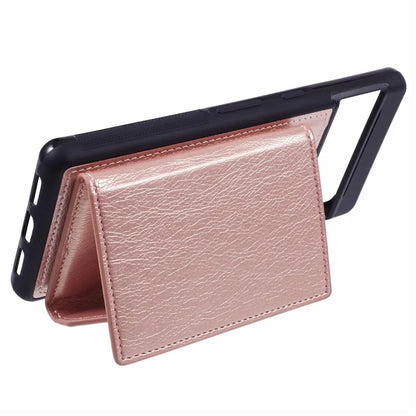 For Google Pixel 7 5G Case Shockproof Kickstand Phone Cover with Card Bag