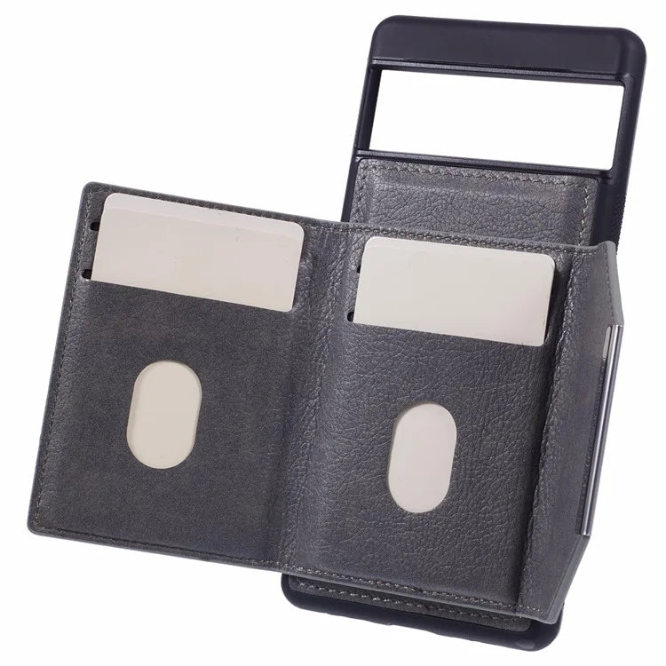 For Google Pixel 7 5G Case Shockproof Kickstand Phone Cover with Card Bag