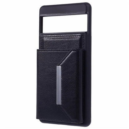For Google Pixel 7 5G Case Shockproof Kickstand Phone Cover with Card Bag