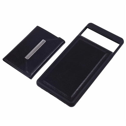 For Google Pixel 7 5G Case Shockproof Kickstand Phone Cover with Card Bag