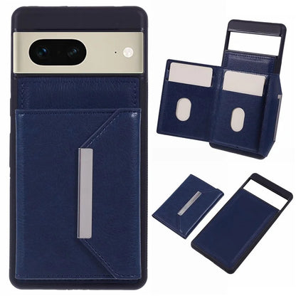 For Google Pixel 7 5G Case Shockproof Kickstand Phone Cover with Card Bag