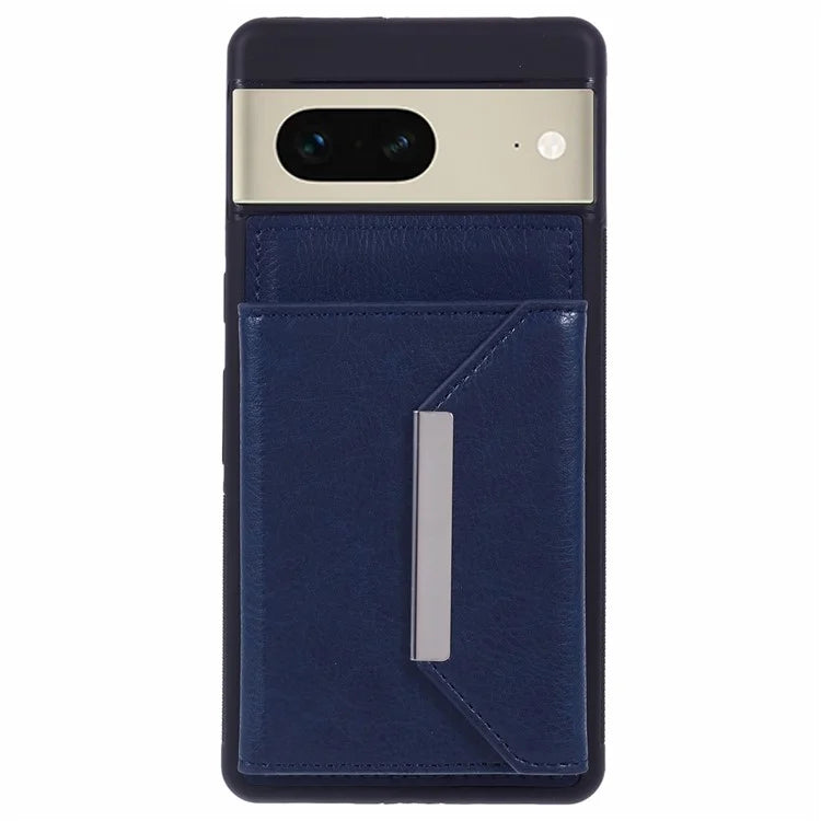 For Google Pixel 7 5G Case Shockproof Kickstand Phone Cover with Card Bag