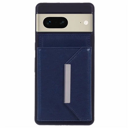 For Google Pixel 7 5G Case Shockproof Kickstand Phone Cover with Card Bag