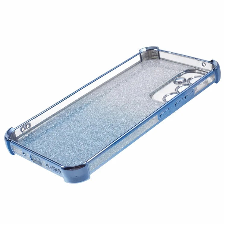 For Samsung Galaxy A54 5G Case Sparkle Shockproof TPU Phone Cover Electroplating Edges