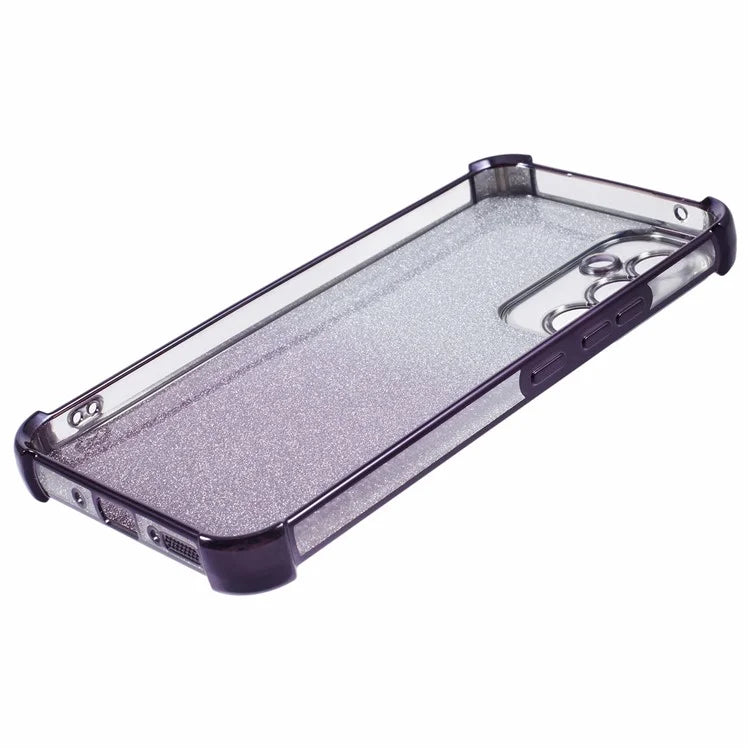 For Samsung Galaxy A54 5G Case Sparkle Shockproof TPU Phone Cover Electroplating Edges