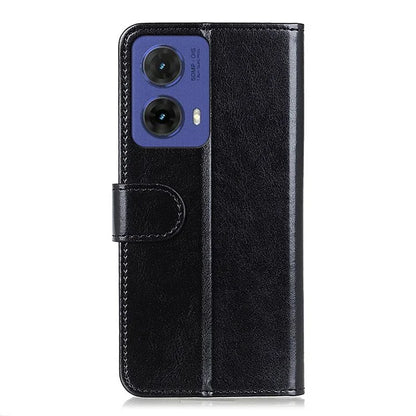 For Motorola Moto G85 5G / S50 Neo 5G Case PU Leather Wallet Crazy Horse Texture Phone Cover
