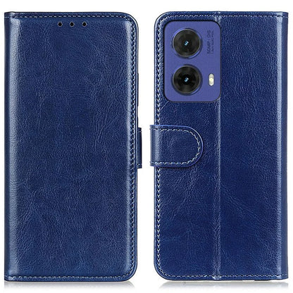 For Motorola Moto G85 5G / S50 Neo 5G Case PU Leather Wallet Crazy Horse Texture Phone Cover