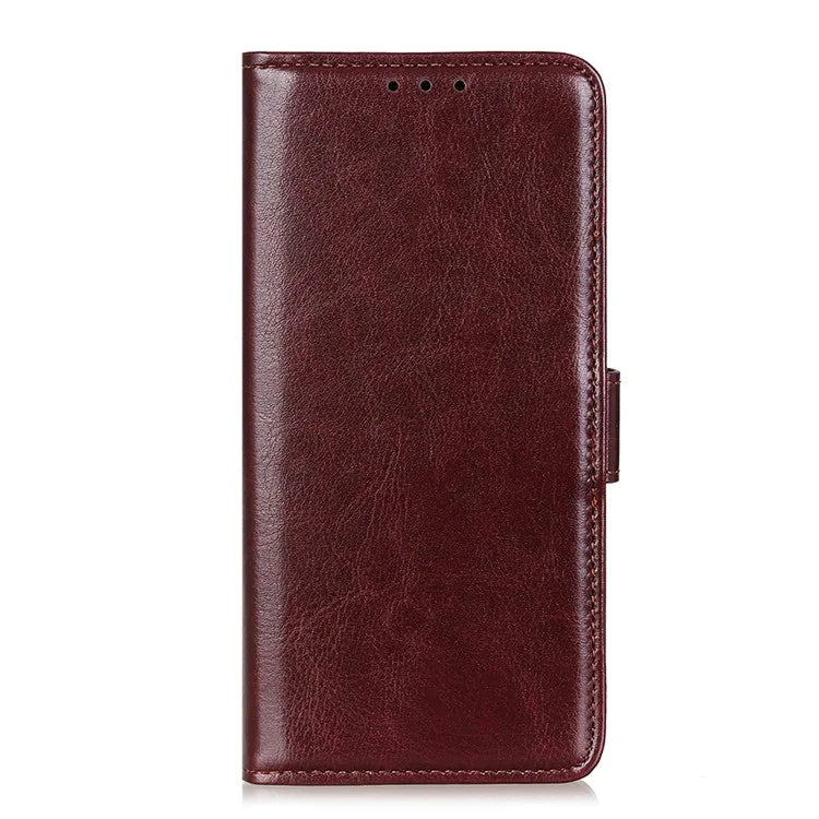 For Motorola Moto G85 5G / S50 Neo 5G Case PU Leather Wallet Crazy Horse Texture Phone Cover
