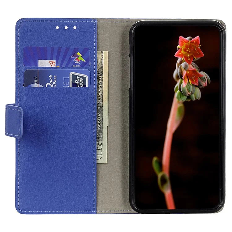 For Xiaomi Redmi 13 5G / 13 4G Case PU Leather Wallet Anti-Drop Phone Cover with Magnetic Clasp