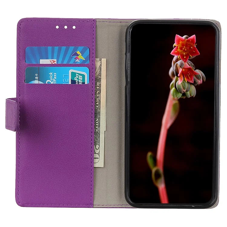 For Xiaomi Redmi 13 5G / 13 4G Case PU Leather Wallet Anti-Drop Phone Cover with Magnetic Clasp