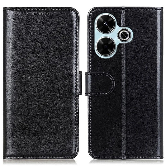 For Xiaomi Redmi 13 5G / 13 4G Wholesale Phone Case Crazy Horse Texture PU Leather Wallet Stand Phone Cover