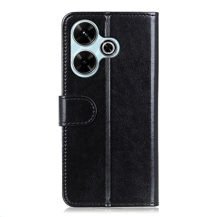For Xiaomi Redmi 13 5G / 13 4G Wholesale Phone Case Crazy Horse Texture PU Leather Wallet Stand Phone Cover