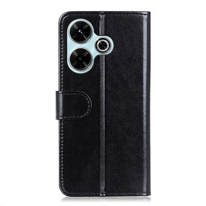 For Xiaomi Redmi 13 5G / 13 4G Wholesale Phone Case Crazy Horse Texture PU Leather Wallet Stand Phone Cover